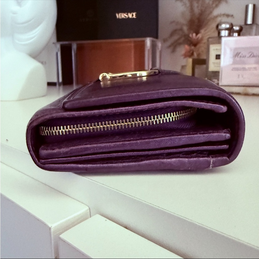 Gucci Abbey Continental leather wallet in nebula, purple - Picture 11 of 15